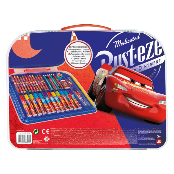 AS ART CASE ΣΕΤ ΖΩΓΡΑΦΙΚΗΣ DISNEY CARS ΓΙΑ 3+ ΧΡΟΝΩΝ