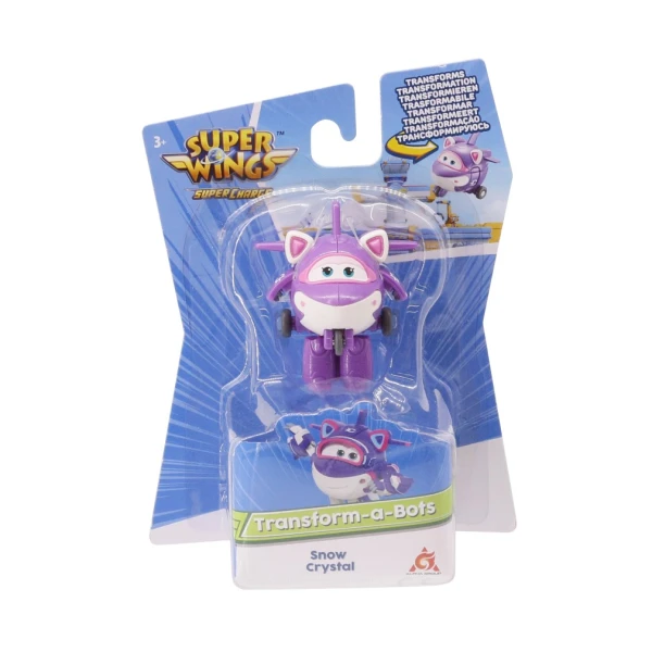 SUPER WINGS SUPERCHARGE TRANSFORM -A- BOTS - CRYSTAL
