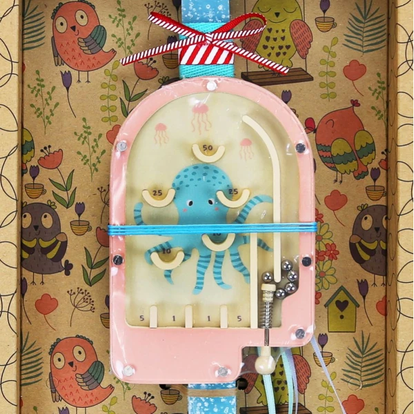 SYNCHRONIA HANDMADE CANDLE 30 cm MINI PINBALL - OCTOPUS