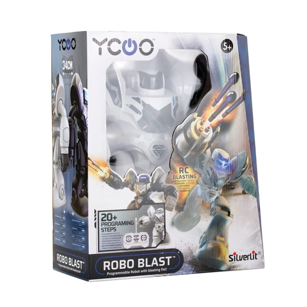 SILVERLIT YCOO ROBO BLAST REMOTE CONTROL ROBOT WHITE FOR AGES 5+