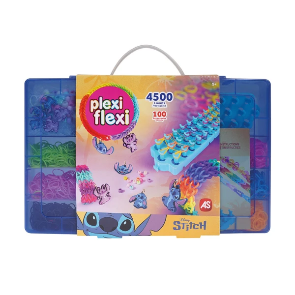 PLEXI-FLEXI STITCH LARGE CASE WITH 4500 LOOMS & 100 CHARMS