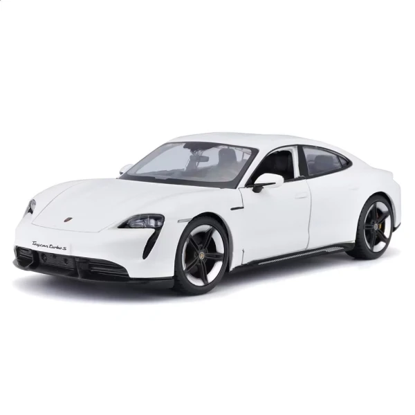 BBURAGO 1:24 PORSCHE TAYCAN TURBO S WHITE