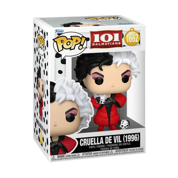 FUNKO POP! DISNEY: 101 DALMATIANS - CRUELLA DE VIL (1996) VINYL FIGURE 1662