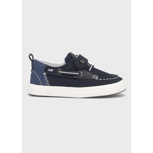 MAYORAL NAVY SHOES FABRIC VELCRO NAVY BLUE