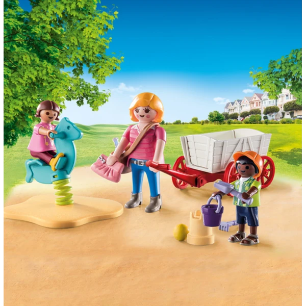 PLAYMOBIL CITY LIFE STARTER PACK ΝΗΠΙΑΓΩΓΟΣ ΜΕ ΠΑΙΔΑΚΙ ΚΑΙ ΚΑΡΟΤΣΑΚΙ
