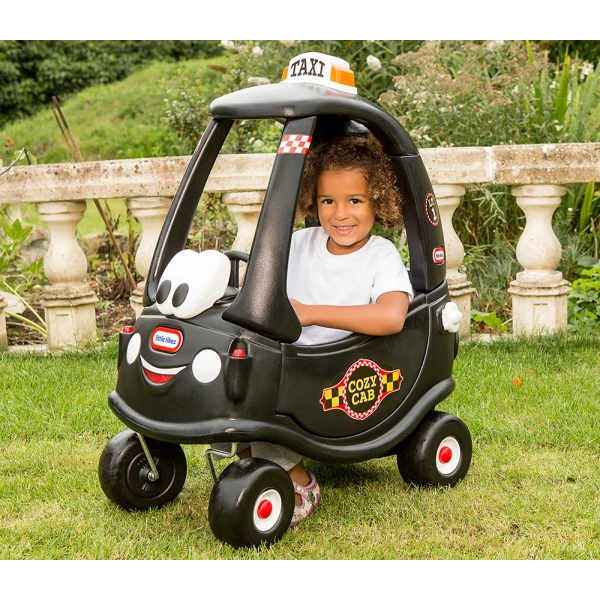 LITTLE TIKES COZY COUPE BLACK TAXI