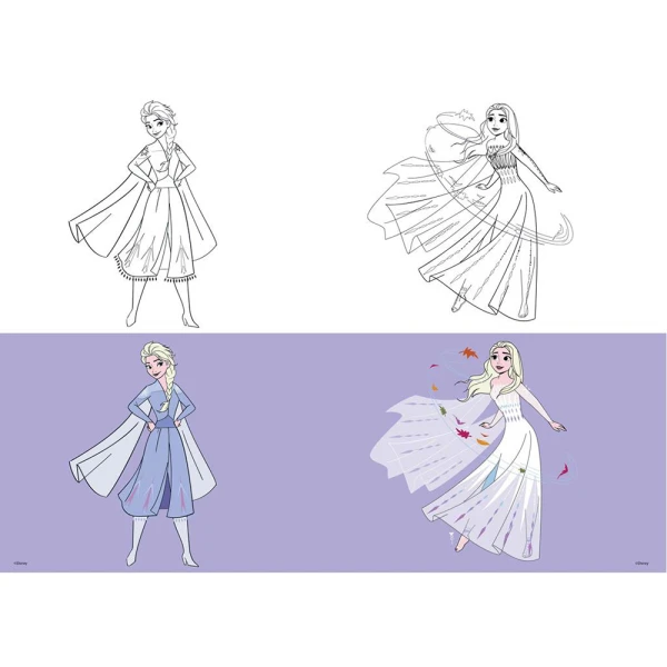 NOTEBOOK PIN 17X25 40 SHEETS FROZEN 2 - 2 DESIGNS