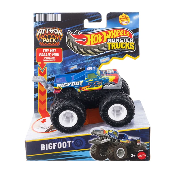 HOT WHEELS MONSTER TRUCKS ΟΧΗΜΑ ATTACK PACK - BIGFOOT