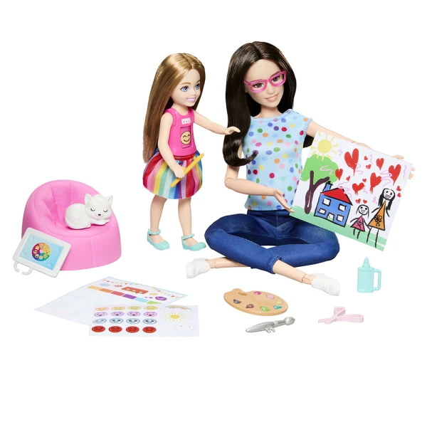 BARBIE & CHELSEA ΔΑΣΚΑΛΑ ΚΑΛΛΙΤΕΧΝΙΚΩΝ