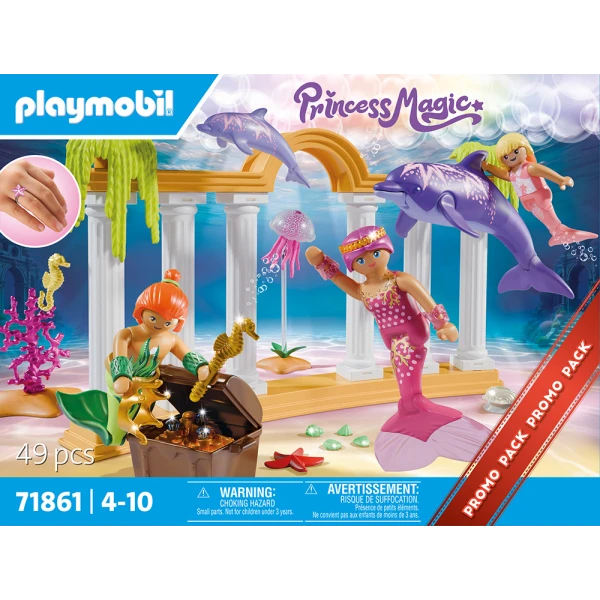 PLAYMOBIL PRINCESS MAGIC MERMAID TREASURE WITH DOLPHINS