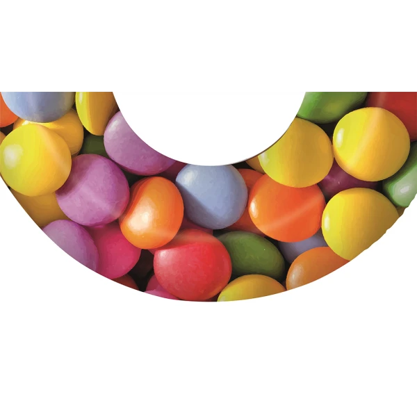 BESTWAY INFLATABLE SEAT 118X117 cm CANDY DELIGHT LOUNGE