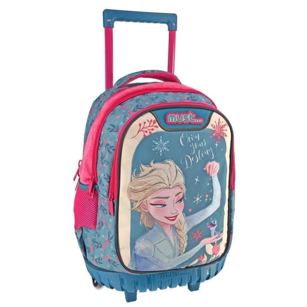MUST SCHOOL TROLLEY BACKPACK 34X20X44 cm 3 CASES FROZEN 2 OWN YOUR DESTINY