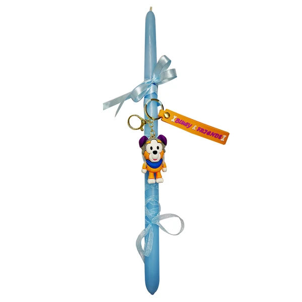 EASTER CANDLE KEY CHAIN WITH FIGURE - 10 DESIGNS