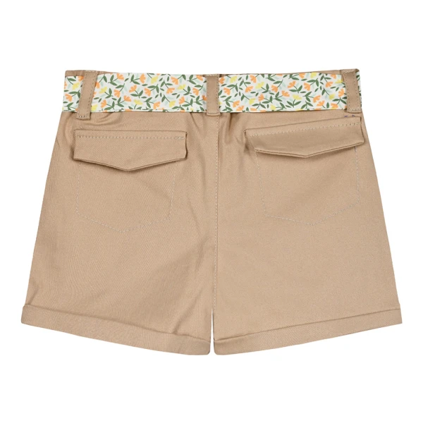 ENERGIERS GIRL\'S SHORTS & SASH VANILLA