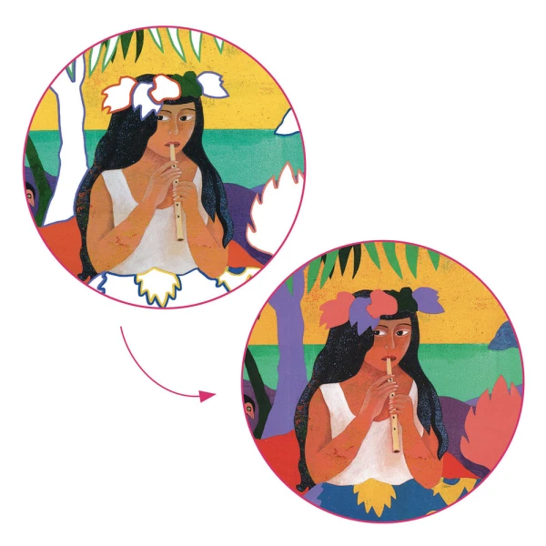 DJECO INSPIRED BY ΖΩΓΡΑΦΙΚΗ ΑΚΟΥΑΡΕΛΑ GAUGIN ΠΟΛΥΝΗΣΙΑ