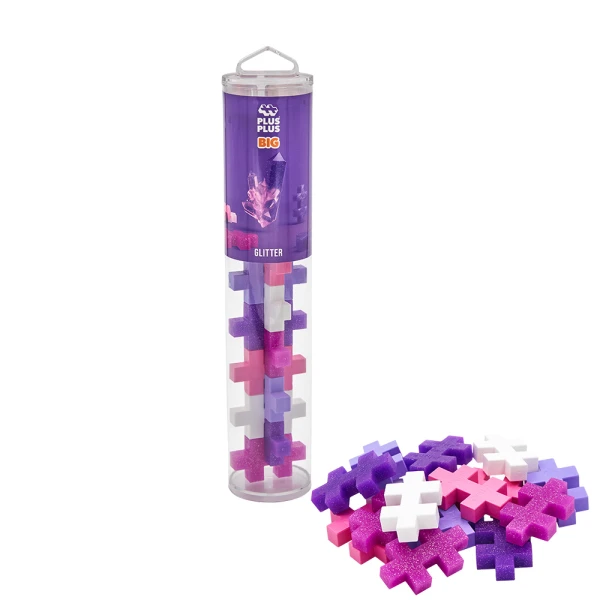 PLUS-PLUS BIG BLOCKS GLITTER FOR 12+ MONTHS