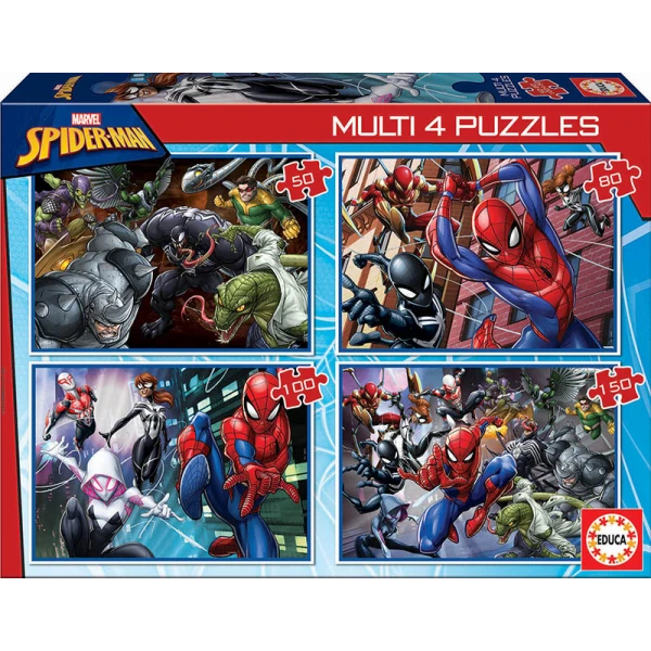 EDUCA MULTI 4 ΠΑΖΛ SPIDERMAN 50-80-100-150