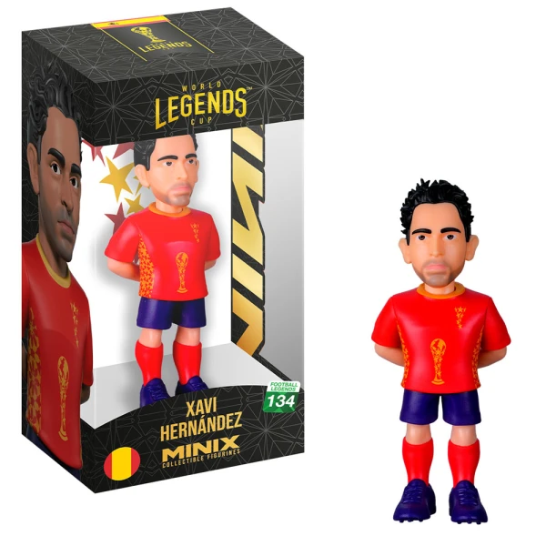 MINIX LEGENDS WORLD CUP ΙΣΠΑΝΙΑ ΦΙΓΟΥΡΑ 12 cm XAVI HERNANDEZ