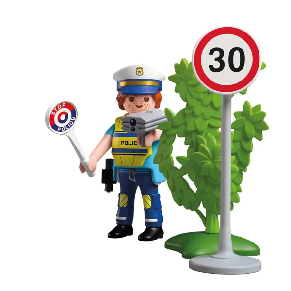 PLAYMOBIL SPECIAL PLUS ΑΣΤΥΝΟΜΙΚΟΣ ΜΕ ΡΑΝΤΑΡ ΤΑΧΥΤΗΤΑΣ