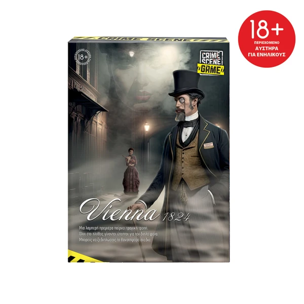 AS GAMES BOARD GAME CRIME SCENE VIENNA 1824 FOR AGES 18+ AND 1+ PLAYERS