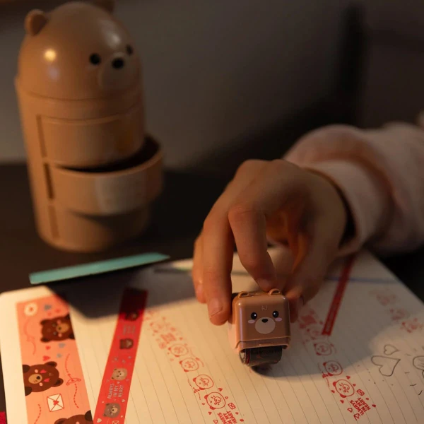 LEGAMI DECORATIVE ROLLER STAMP - TEDDY BREAR