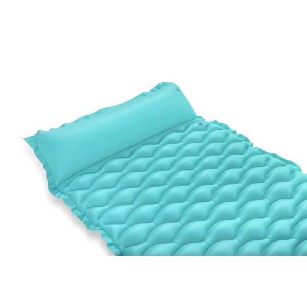 BESTWAY INFLATABLE SEA MATTRESS 213Χ86 cm FLOAT \'N ROLL TURQUOISE