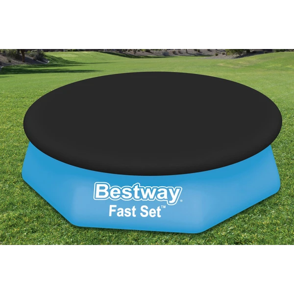 BESTWAY ΣΤΡΟΓΓΥΛΟ ΚΑΛΥΜΜΑ ΠΙΣΙΝΑΣ 244 cm