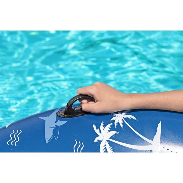 BESTWAY INFLATABLE SWIM TUBE 119 cm NAUTICAL BLUE