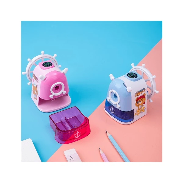 DELI METAL SINGLE SHARPENER - 4 COLOURS