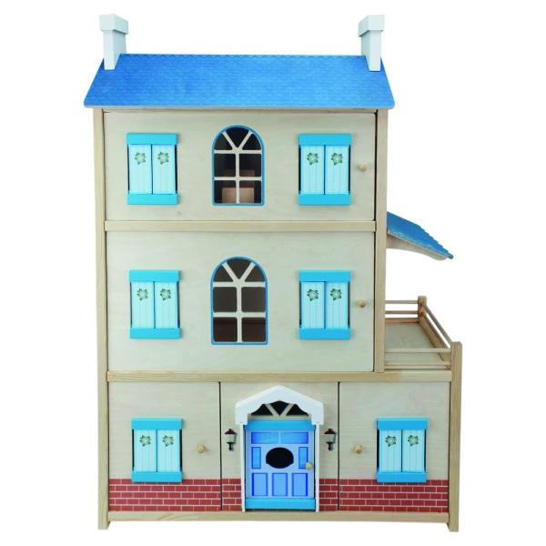 DOUBLE-SIDED VERY LARGE WOODEN HOUSE