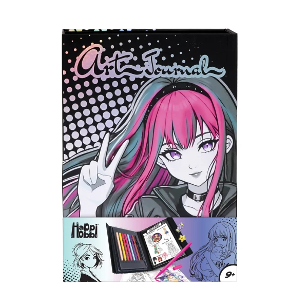 HAPPIHOBBI ART JOURNAL MANGA ΜΑΡΚΑΔΟΡΟΙ ΓΙΑ 9+ ΧΡΟΝΩΝ