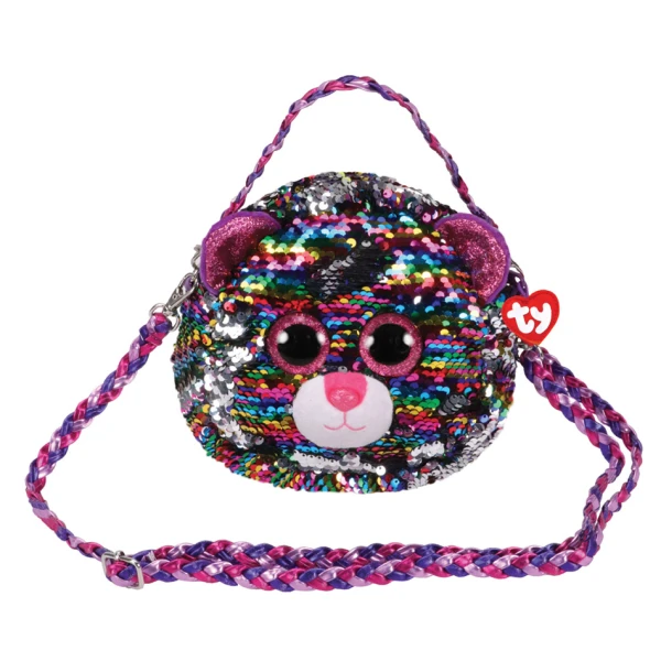 TY BEANIE BOOS ΧΝΟΥΔΩΤΟ SEQUIN ΤΣΑΝΤΑΚΙ ΩΜΟΥ ΛΕΟΠΑΡΔΑΛΗ DOTTY