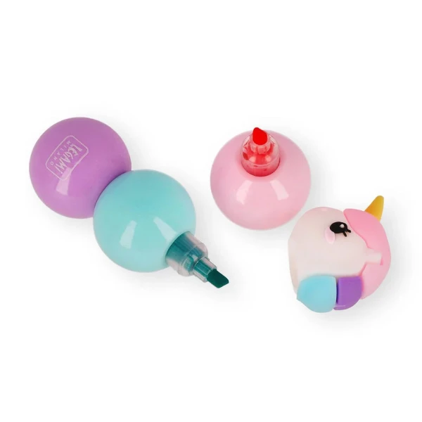 LEGAMI 3-IN-1 HIGHLIGHTER - 3 IS BETTER THAN 1 - UNICORN