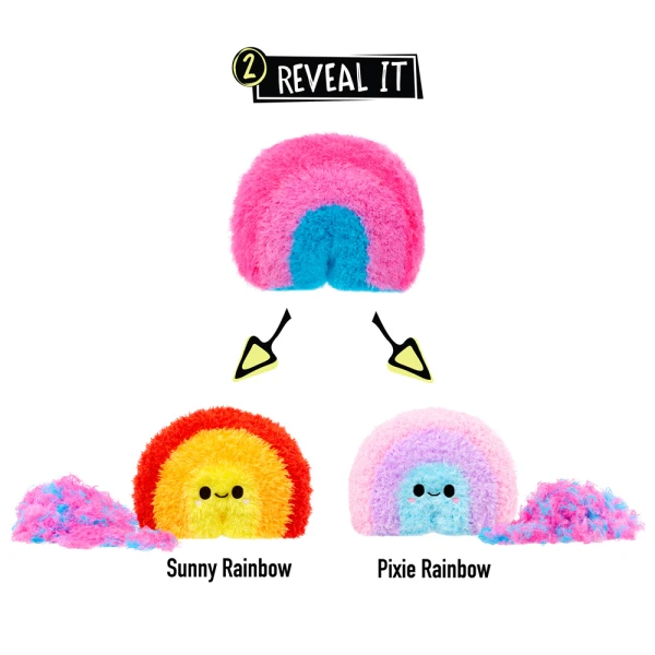 FLUFFIE STUFFIEZ ΜΙΚΡΟ ΛΟΥΤΡΙΝΟ - RAINBOW