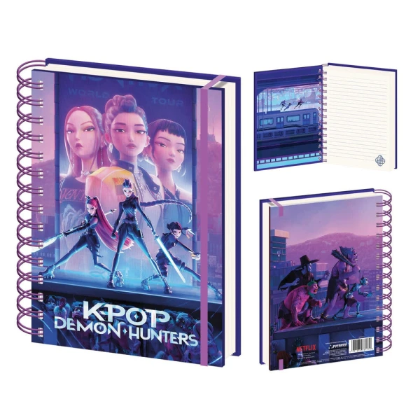 ΣΗΜΕΙΩΜΑΤΑΡΙΟ ΣΠΙΡΑΛ Α5 K-POP DEMON HUNTERS