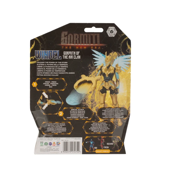 GORMITI THE NEW ERA - FIGURE 15 cm WITH FEATURES - WINDEL