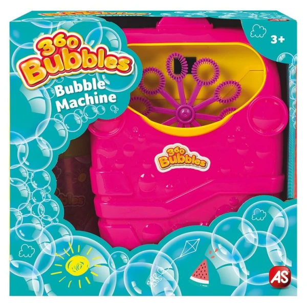 AS 360 BUBBLES BUBBLE MACHINE FOR AGES 3+