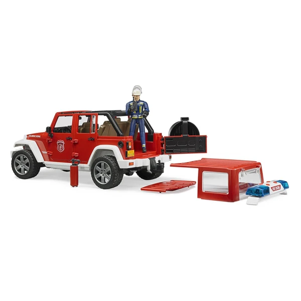 BRUDER ΠΥΡΟΣΒΕΣΤΙΚΟ ΟΧΗΜΑ JEEP WRANGLER UNLIMITED RUBICON