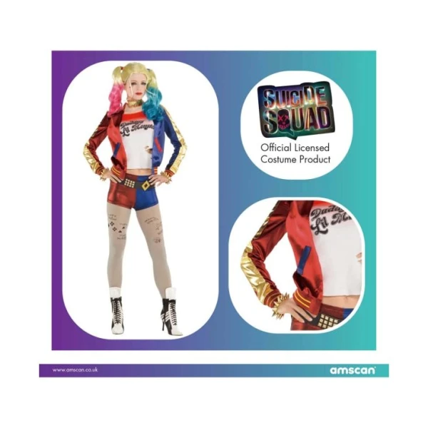ΑΠΟΚΡΙΑΤΙΚΗ ΣΤΟΛΗ ΕΝΗΛΙΚΩΝ HARLEY QUINN CLASSIC