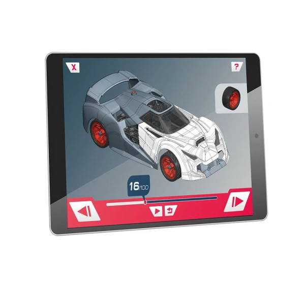 SCIENCE AND PLAY MECHANICS LABORATORY HYPERCAR FOR AGES 8+