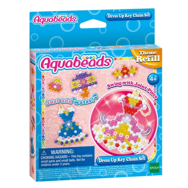 AQUABEADS DRESS UP KEY CHAIN SET