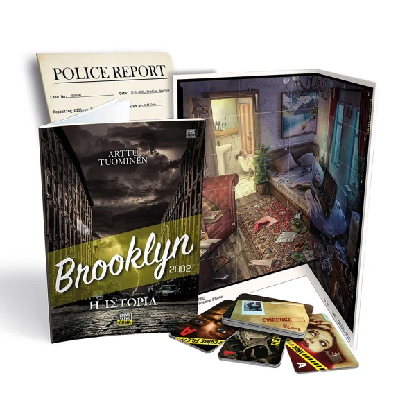 AS GAMES ΕΠΙΤΡΑΠΕΖΙΟ ΠΑΙΧΝΙΔΙ CRIME SCENE BROOKLYN 2002 ΓΙΑ ΗΛΙΚΙΕΣ 18+ ΧΡΟΝΩΝ ΚΑΙ 1+ ΠΑΙΚΤΕΣ