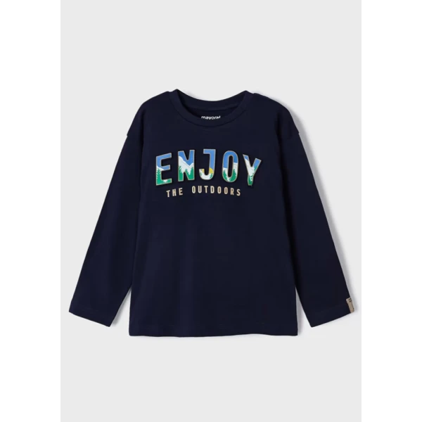 MAYORAL BLOUSE LONG SLEEVES BLUE