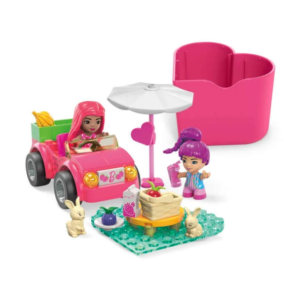 MEGA BARBIE COLOR REVEAL - CONVERTIBLE ROAD TRIP 66 pcs.