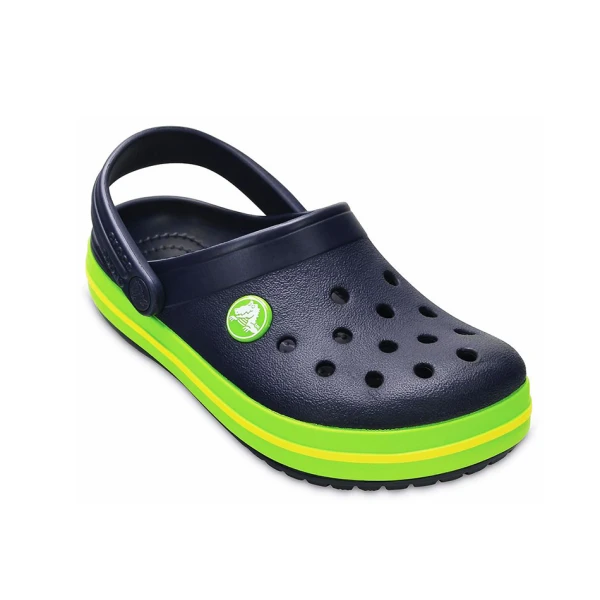 CROCS CLASSIC CLOG K NAVY-VOLT GREEN