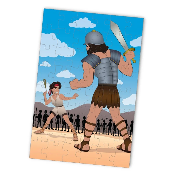 LUNA FLOOR PUZZLE 48 pcs 90X60 cm DAVID - GOLIATH