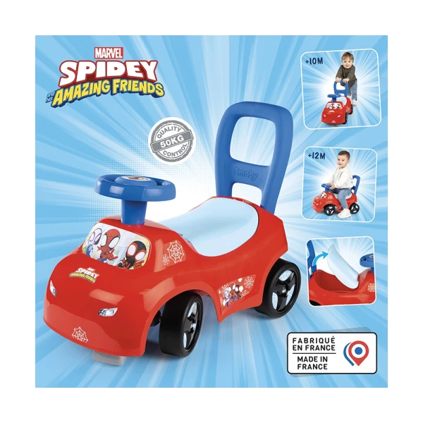 SMOBY AUTO RIDE-ON SPIDEY