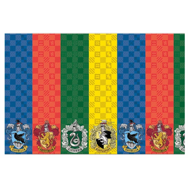 ΠΛΑΣΤΙΚΟ ΤΡΑΠΕΖΟΜΑΝΤΗΛΟ 120X180 εκ. HARRY POTTER HOGWARTS HOUSE