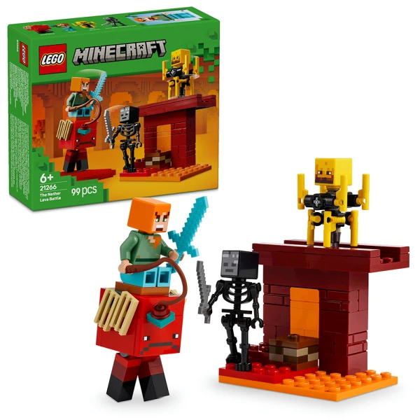 LEGO® MINECRAFT® Η ΜΑΧΗ ΣΤΗ ΛΑΒΑ ΤΩΝ ΕΓΚΑΤΩΝ
