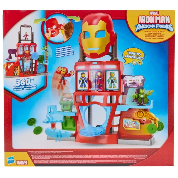 MARVEL IRON MAN AND HIS AWESOME FRIENDS ΣΕΤ ΠΑΙΧΝΙΔΙΟΥ IRON QUARTERS